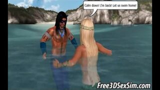 Yummy 3D Cartoon Blonde Gets Fucked On A Boat