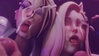 Astounding Porn animation from Blender! Jill, Lol and More!