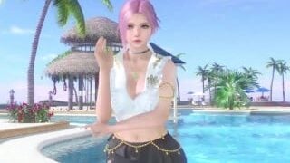 Dead Or Alive Xtreme Venus Vacation Elise Monochrome With Swimsuit Fanservice Appreciation