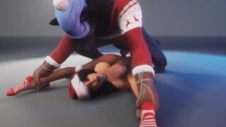 Xxxmas Werewolf Fuck Beauty | Huge Penis Monster | 3d Porn