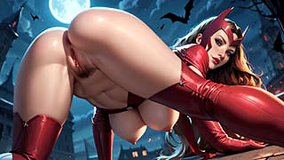 Scarlet Witch Porn Compilation of 3D Marvel Rivals Sex Scenes