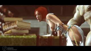 Leliana submits to Iron Bull’s cock