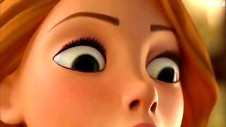 Rapunzel teniendo sexo con su pareja (en realidad no s&eacute; con quien tiene sexo)