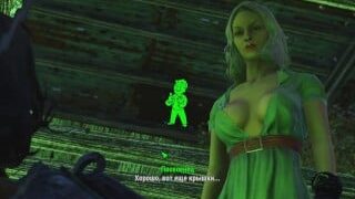 Has Persuaded The Blonde For Lesbian Sex In The Bushes Fallout