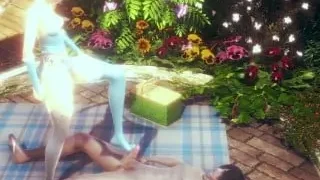 Frozen Hentai – Elsa Footjob