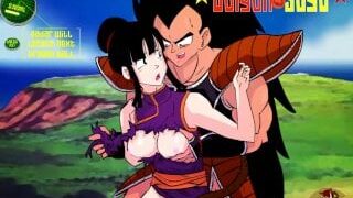 Hot Brunette from Dragonball Sucks a Big Dick