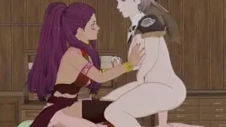 Petra X Mercedes X Byleth Threesome No Sound