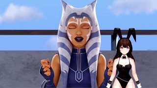 Bunny Vtuber watches Ahsoka by Redmoa [Hentai]