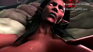 Sacrifice by Dezmall – Sex with Demon Succubus  3D CG SFM