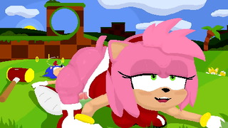 Amy Caught Sonic Shoestrang