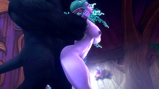 Tauren fuck big ass Tyrande Whisperwind – Warcraft (noname55)