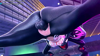 Futa Gwenom X Silk Cumflation by bouquetman