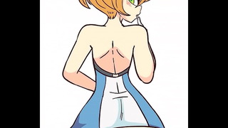 cute girl dancing (diives)