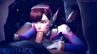 d.va (overwatch) by rekin3d
