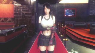 Tifa Lockhart Big Tits Chest Fondle From Behind Kissing And Pussylicking To Reach Orgasm – 3D Porn SFM Animation