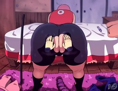playing with sakura ass