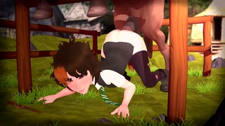 Merula Horse Fucking