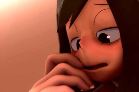 Tsuyu Eaten out in the Hallway [GreatM8][1080P]