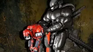 Buff Xenomorph Spartan Fuck Muscle