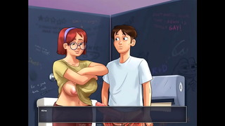 Summertime Saga Cap 31 – my friend shows me her tits in the bathroom