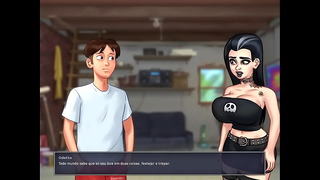Summertime Saga ep 87 – Plan to Make Busty Odette Catch Redhead Gracce