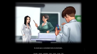 Summertime Saga ep 95 – I made the teacher cum using the remote control