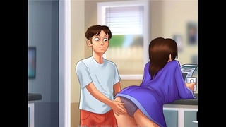 Summertime Saga ep 30 – I took a shower, lay down and touched the milf's pussy
