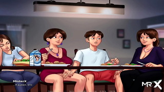 SummertimeSaga – Two Matures Play With Handles Under The Table E2 # 64