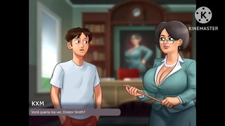 PORTUGUESE TRANSLATION – TALK WITH DIRECTOR SMITH ABOUT KXM'S (MAIN CHARACTER) NOTES IN THE OFFICE – SUMMERTIME SAGA (v21.0.0)