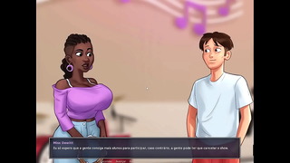 Summertime Saga ep 99 – She took off her clothes and a lot at Karaoke