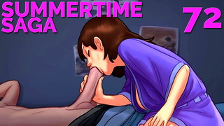 SUMMERTIME SAGA #72 &bull; Getting sucked off by an angelic MILF