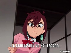 Momo inspecting his thing Sub Español Nekobot