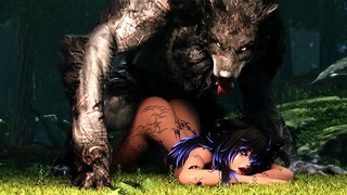 Sanae Stuffed by Werewolf『Waos.exe』