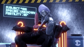 [4K] Quarian Fucked By Werewolf [Rekin3D]