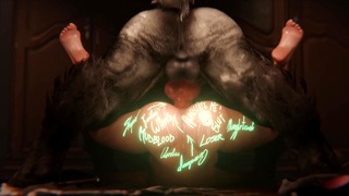 Hermione & Werewolf [Bodywritings + Cum Covered] [Zmsfm]