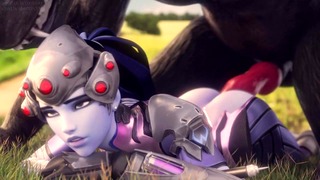 Widowmaker fucked by werewolf