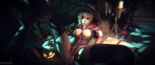 Witch Mercy fucked by werewolf