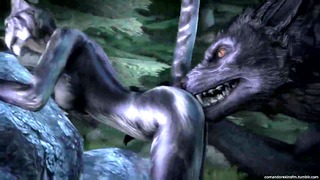 Khajiit Fucked in the Ass by a Werewolf – Comandorekin