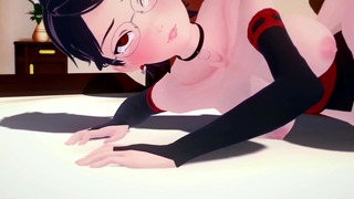 boruto watching sarada