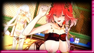Wuthering Waves Changli x Jinhsi Hentai Porn Compilation | Anime Milf Sex R34 CINEMA MMD