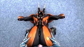 Warframe Valkyr And Futa Mag Standing Anal (With Pov)