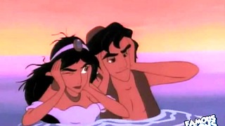 Aladdin fucks Jasmine – FamousToonsFacial