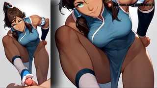 Korra from Avatar pleases a lot of dicks with her water magic!