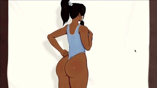 Cummy Bender Part 1: Korra Swimsuit Photoshoot