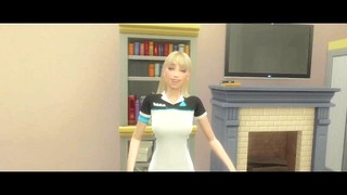 Android Kate’s Big Boob Sims Fuck