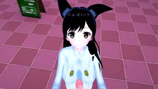 Creampie POV with Big Boobs Atago