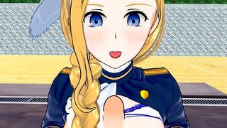 Hood Gets Fucked and Creampied in Azur Lane 3D Hentai