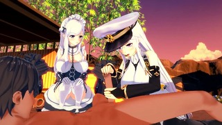 Real Azur Lane Girls Share a Big One
