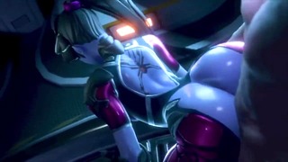 Fucking Widowmaker’s Big Boobs and Tight Pussy