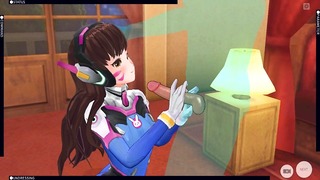 D.Va Fucked Doggystyle in Overwatch Hentai